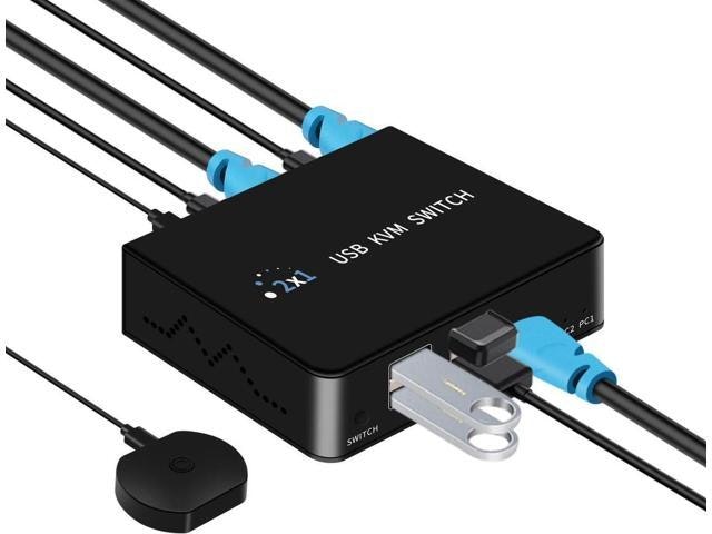 2-Port 4K HDMI KVM Switch: $44.49 2-Port 4K HDMI KVM Switch: $44.49