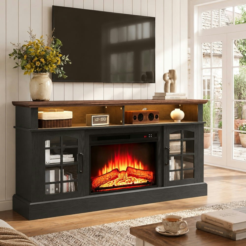 Paproos Fireplace TV Stand for 65-Inch TV: $255.99 Paproos Fireplace TV Stand for 65-Inch TV: $255.99