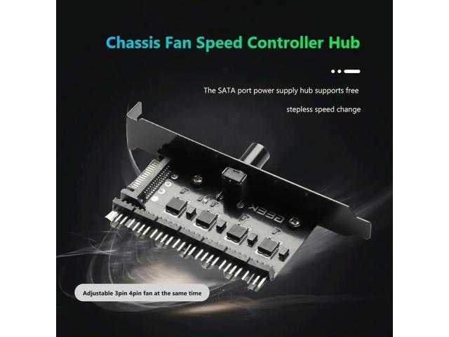 1-to-7 PC Case Cooling Fan Hub Splitter: $17.12 1-to-7 PC Case Cooling Fan Hub Splitter: $17.12