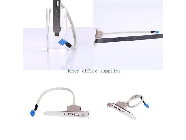 USB 2.0 9-Pin Motherboard Header to Dual USB Cable 0.3 Meters: $18.03 USB 2.0 9-Pin Motherboard Header to Dual USB Cable 0.3 Meters: $18.03