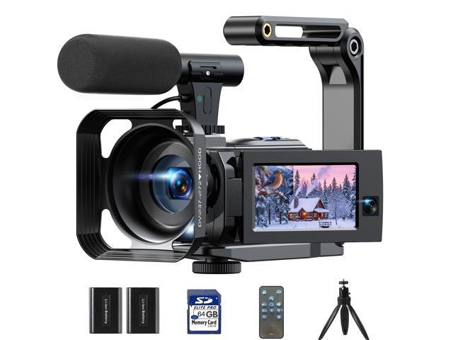 5K 56MP Vlogging Camcorder with 64GB SD Card: $179.99 5K 56MP Vlogging Camcorder with 64GB SD Card: $179.99