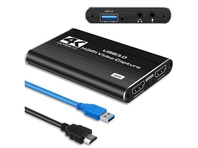 4K USB 3.0 Video Capture Card: $29.59