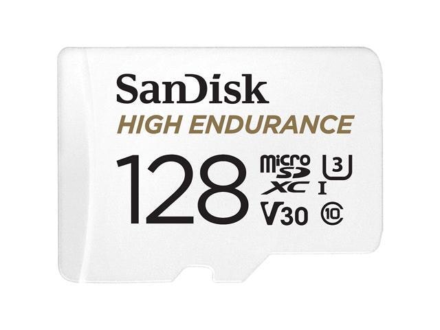 SanDisk 128GB High Endurance MicroSDXC Card with Adapter: $69.99 SanDisk 128GB High Endurance MicroSDXC Card with Adapter: $69.99