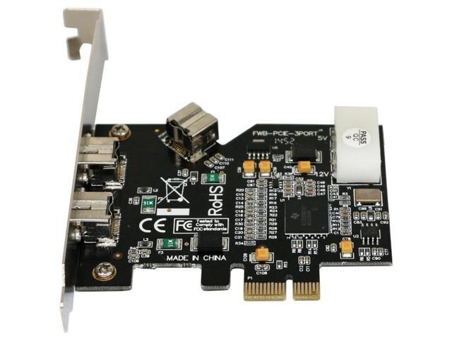 PCI-E x1 to 3-Port 1394B FireWire 800 Controller Card: $32.13 PCI-E x1 to 3-Port 1394B FireWire 800 Controller Card: $32.13