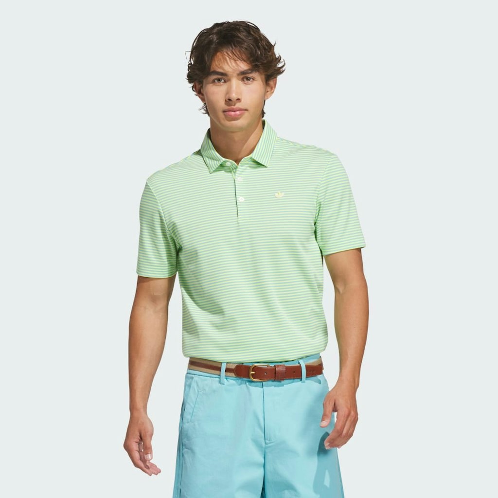 Stripe Pique Polo: $110 Stripe Pique Polo: $110