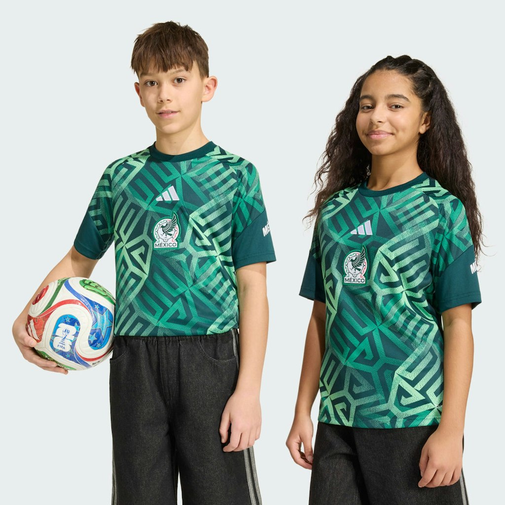 Mexico Kids Home Pre-Match Jersey: $60