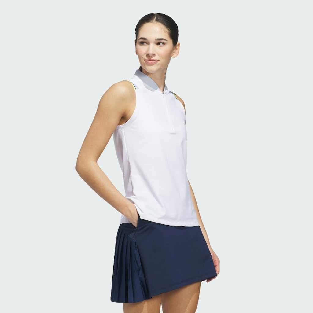 Adidas Ultimate365 Climacool Quarter-Zip Polo Shirt: $65