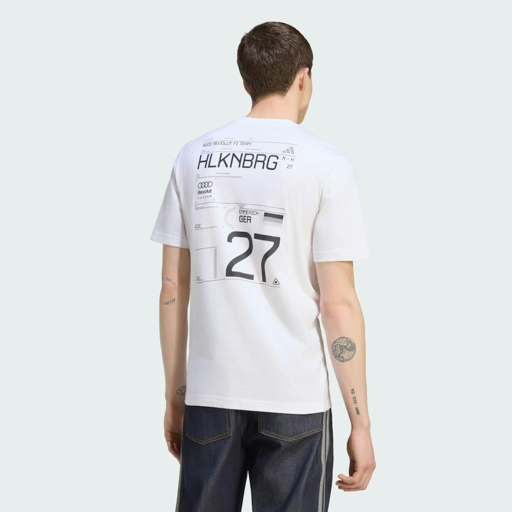 Audi Formula One Team Nico Hulkenberg Graphic T-Shirt: $45 Audi Formula One Team Nico Hulkenberg Graphic T-Shirt: $45