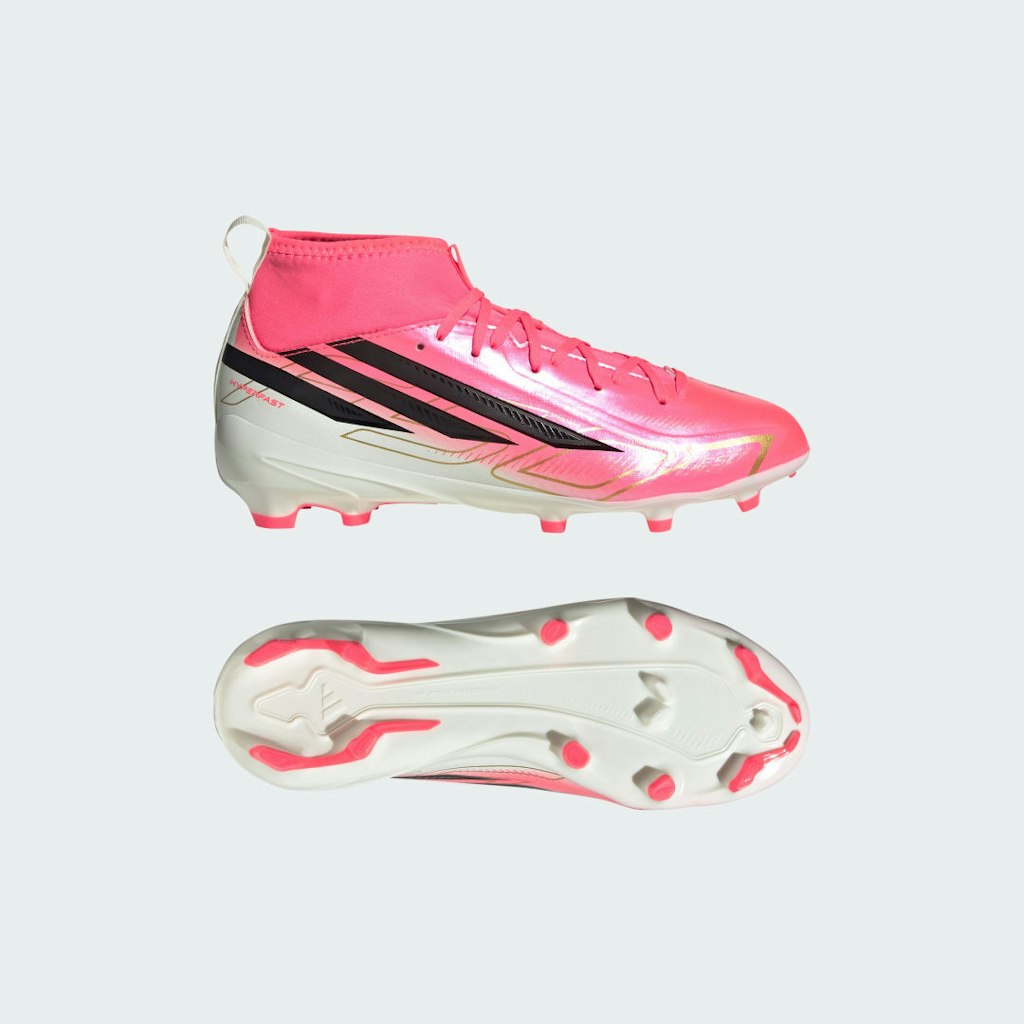 Adidas F50 League Mid Firm Ground Kids' Soccer Cleats: $70 Adidas F50 League Mid Firm Ground Kids' Soccer Cleats: $70