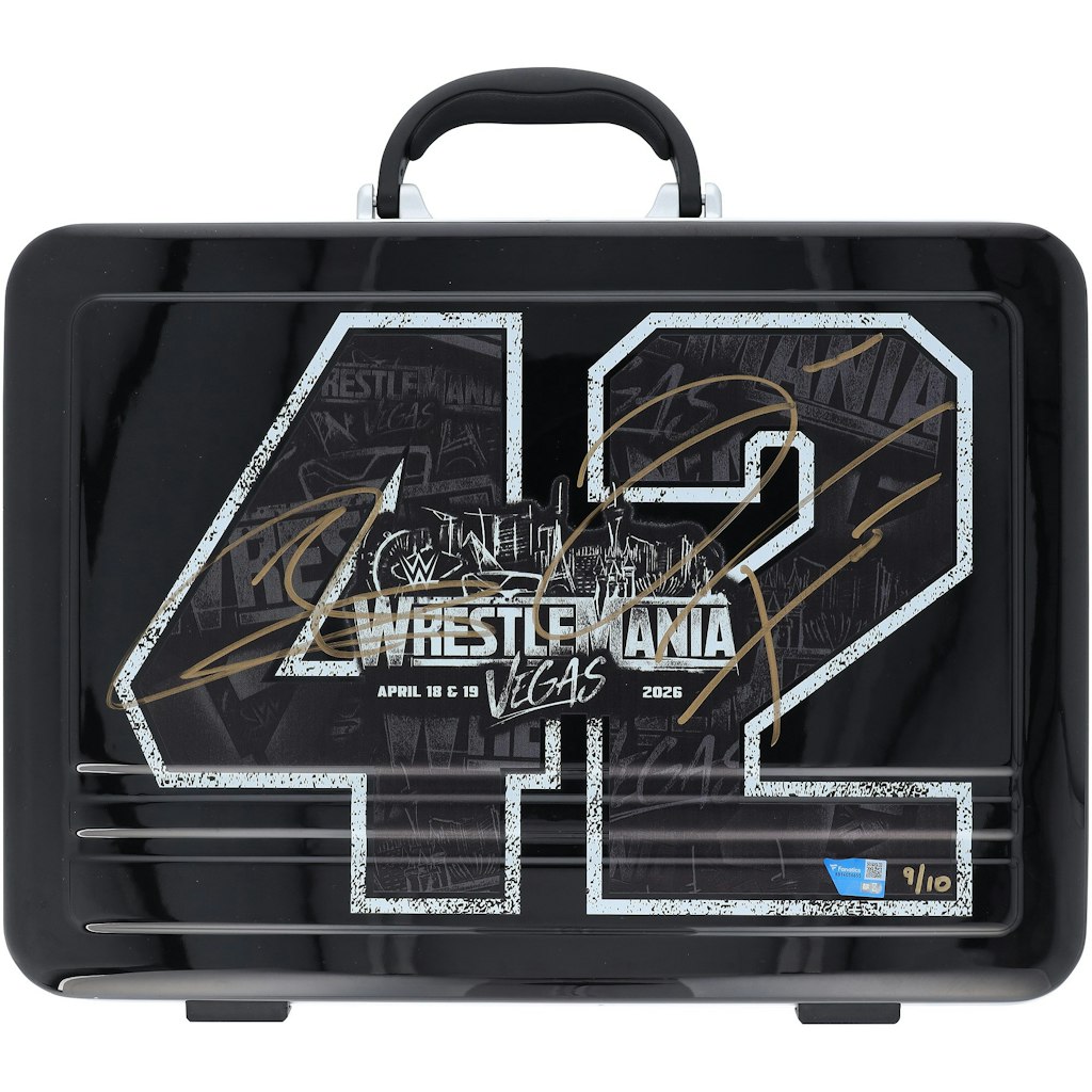 Jacob Fatu and Drew McIntyre Autographed WrestleMania 42 Briefcase Set: $449.99 Jacob Fatu and Drew McIntyre Autographed WrestleMania 42 Briefcase Set: $449.99