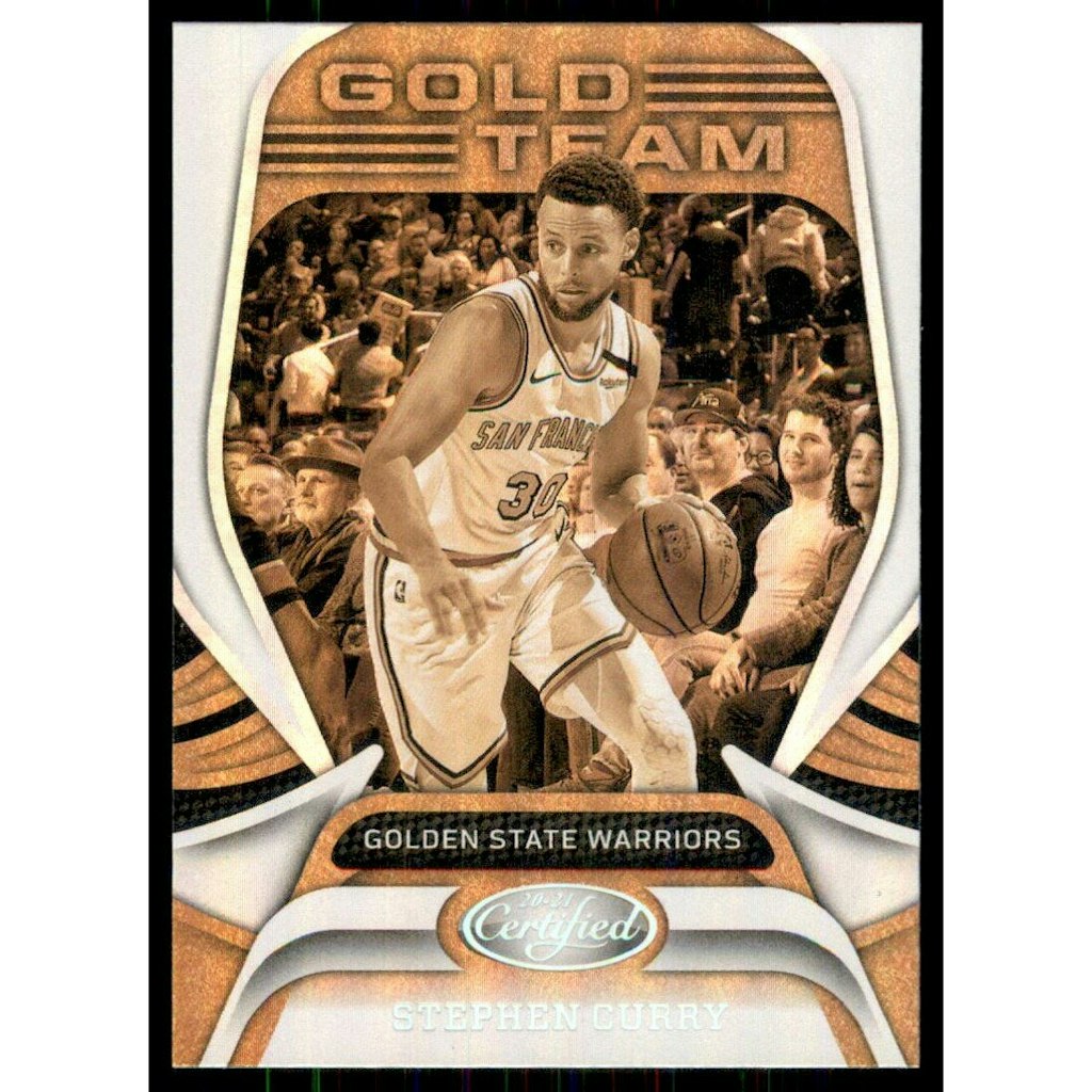 2020-21 Certified Gold Team Stephen Curry Trading Card: $18 2020-21 Certified Gold Team Stephen Curry Trading Card: $18