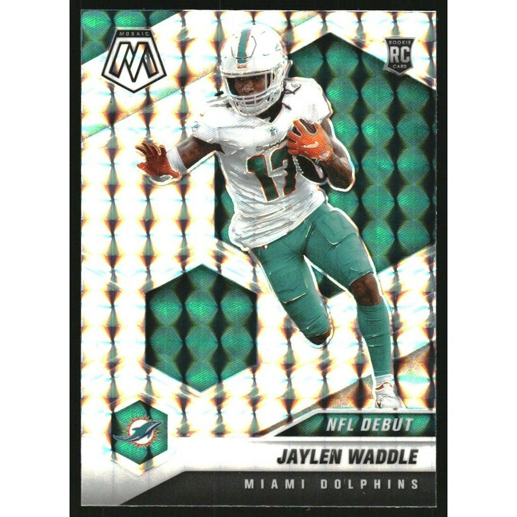 2021 Panini Mosaic Jaylen Waddle Card: $13.50 2021 Panini Mosaic Jaylen Waddle Card: $13.50