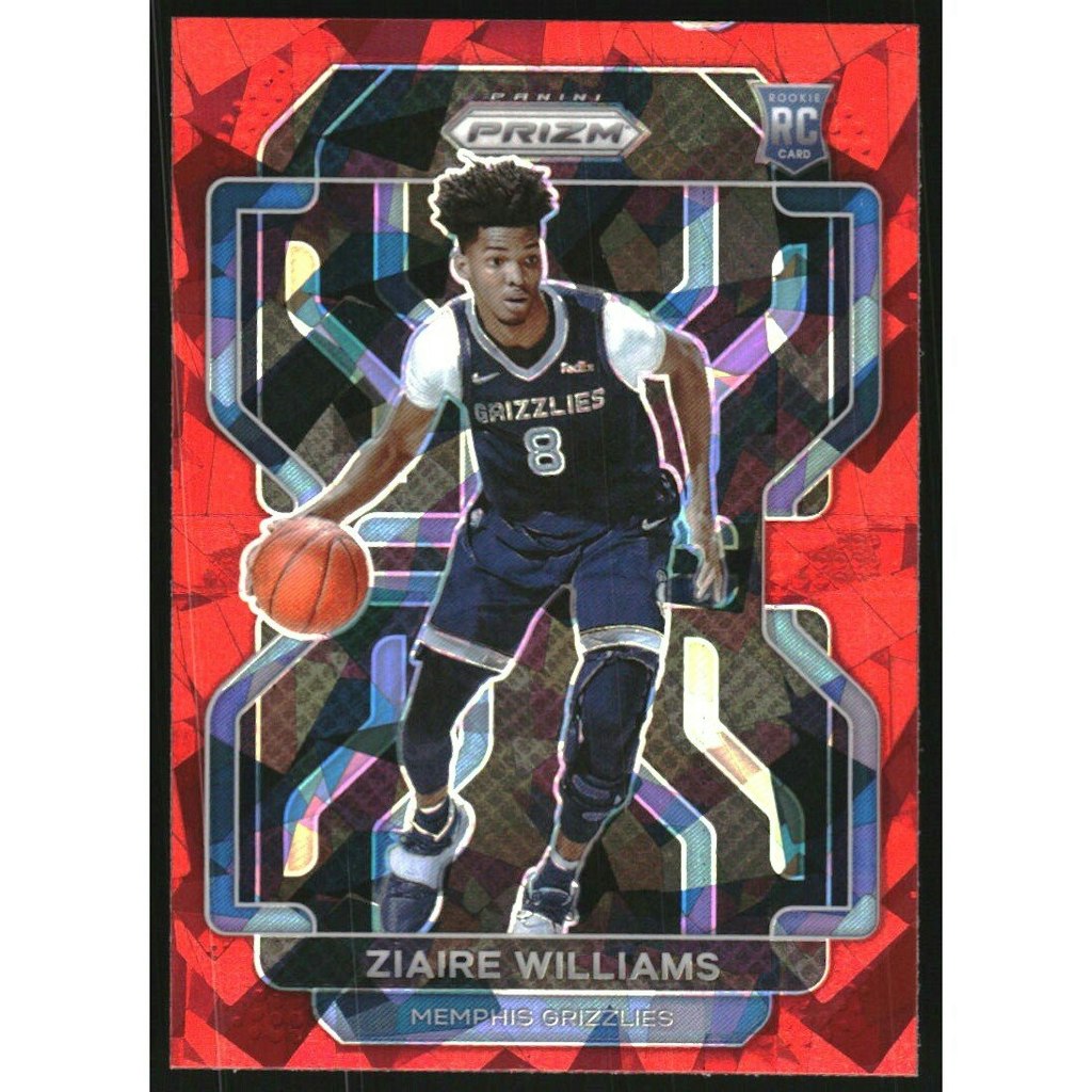2021-22 Panini Prizm Ziaire Williams Red Ice Prizm Card #313: $10.80 2021-22 Panini Prizm Ziaire Williams Red Ice Prizm Card #313: $10.80