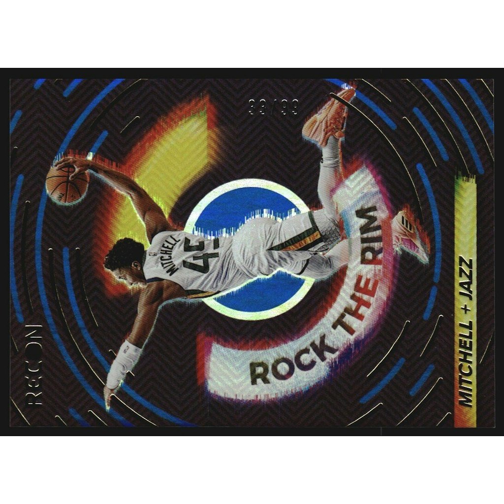 2020-21 Panini Recon Rock the Rim Blue Donovan Mitchell Card: $13.50 2020-21 Panini Recon Rock the Rim Blue Donovan Mitchell Card: $13.50