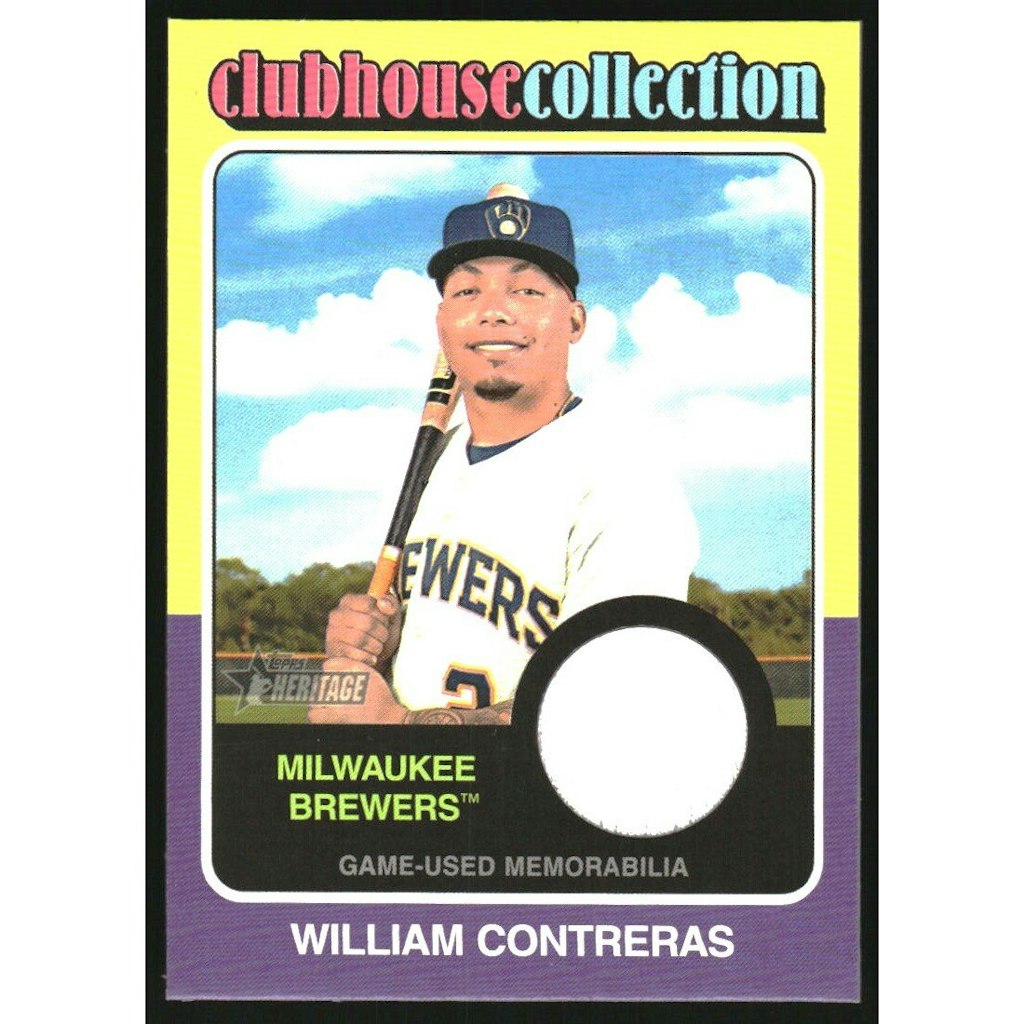 2024 Topps Heritage William Contreras Clubhouse Collection Relic Card: $10.80 2024 Topps Heritage William Contreras Clubhouse Collection Relic Card: $10.80