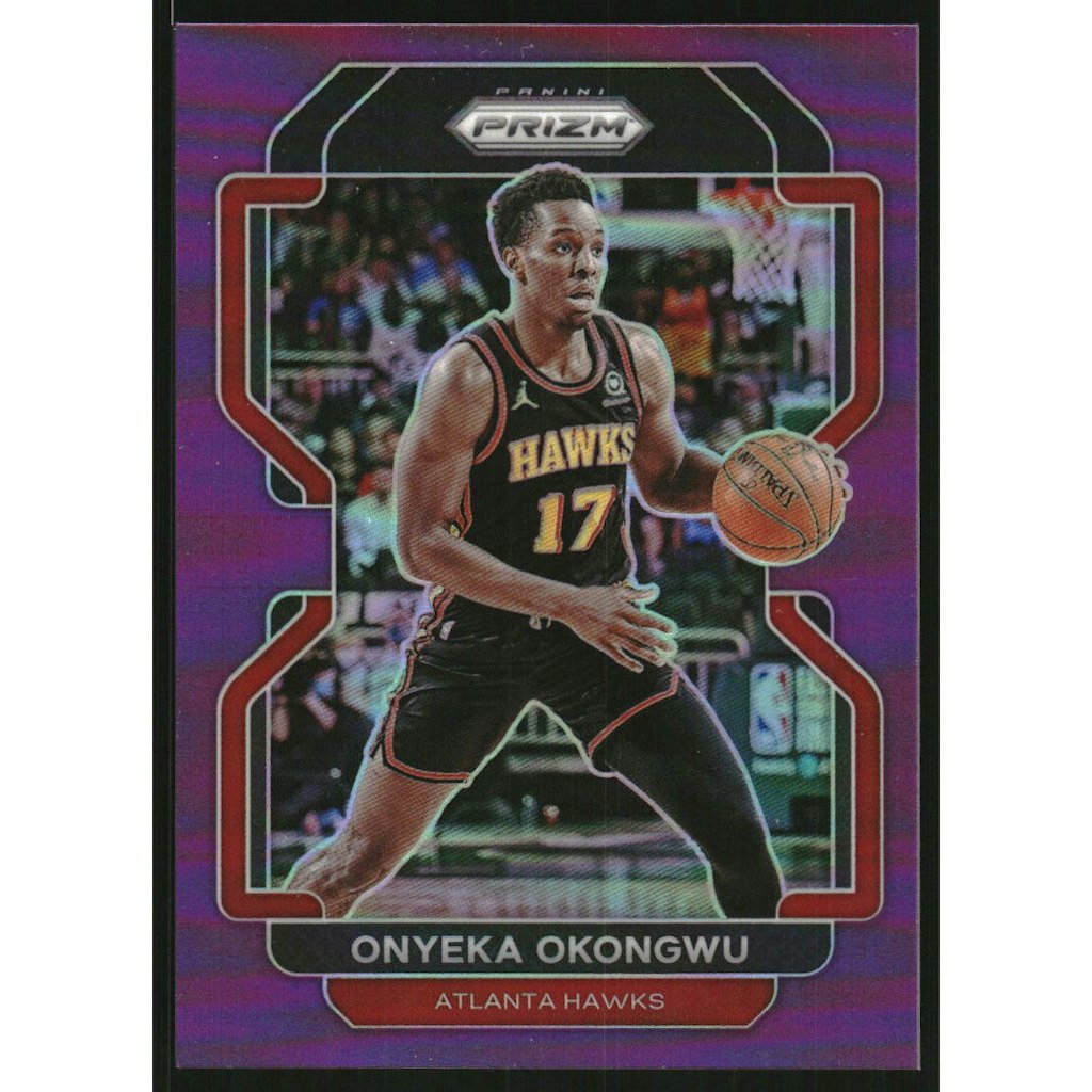 2021-22 Panini Prizm Onyeka Okongwu Purple Prizm Card #75: $13.50 2021-22 Panini Prizm Onyeka Okongwu Purple Prizm Card #75: $13.50