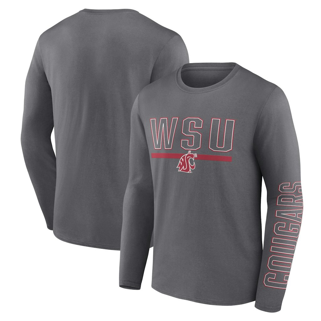 Men's Washington State Cougars Long Sleeve T-Shirt: $20.99 Men's Washington State Cougars Long Sleeve T-Shirt: $20.99