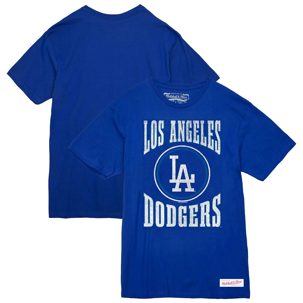 Mitchell & Ness Los Angeles Dodgers Arched Logo T-Shirt: $33.75