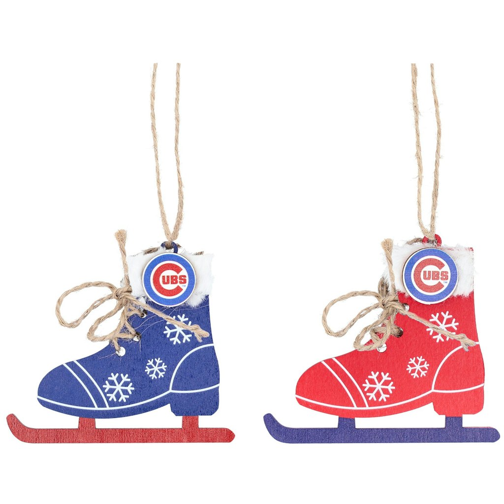 Chicago Cubs Ice Skate Ornament 2-Pack: $15.59 Chicago Cubs Ice Skate Ornament 2-Pack: $15.59