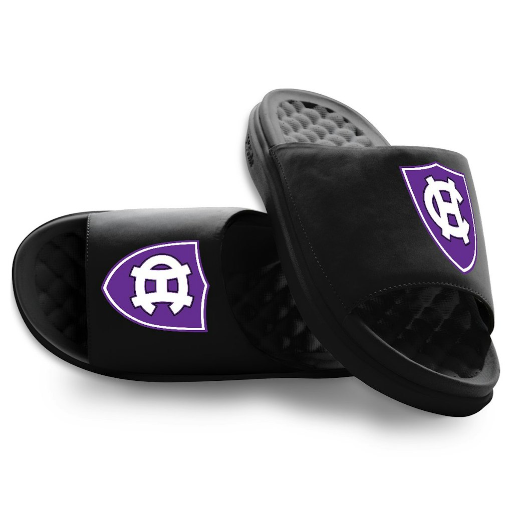 Youth Holy Cross Crusaders Primary Motive Slide Sandals: $59.99