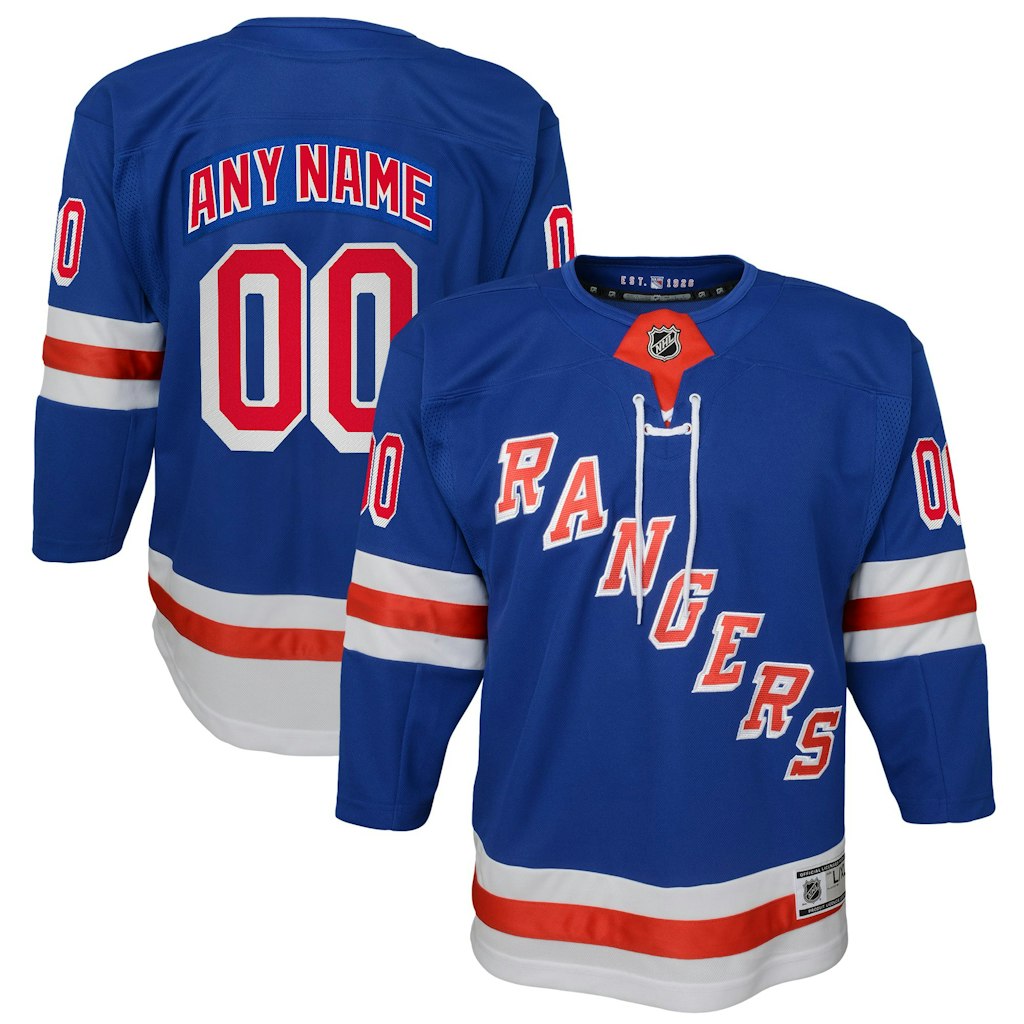 New York Rangers Home Youth Premier Custom Jersey: $139.99 New York Rangers Home Youth Premier Custom Jersey: $139.99
