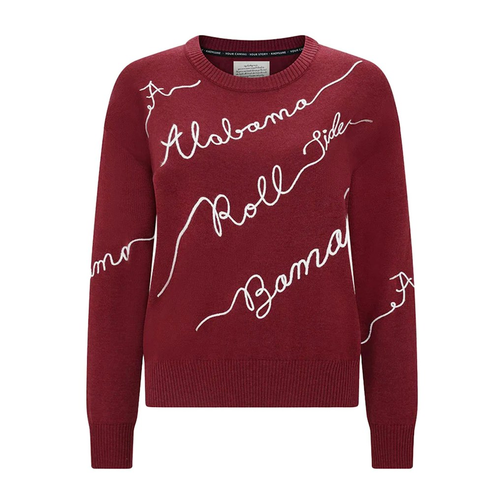 Women's Alabama Crimson Tide Embroidered Pullover Sweater: $149.99 Women's Alabama Crimson Tide Embroidered Pullover Sweater: $149.99