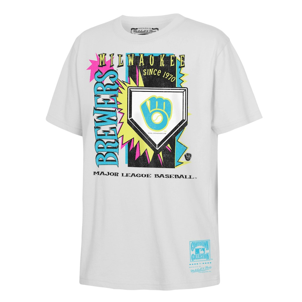 Youth Mitchell & Ness Milwaukee Brewers Cooperstown Neon Field T-Shirt: $22.49 Youth Mitchell & Ness Milwaukee Brewers Cooperstown Neon Field T-Shirt: $22.49