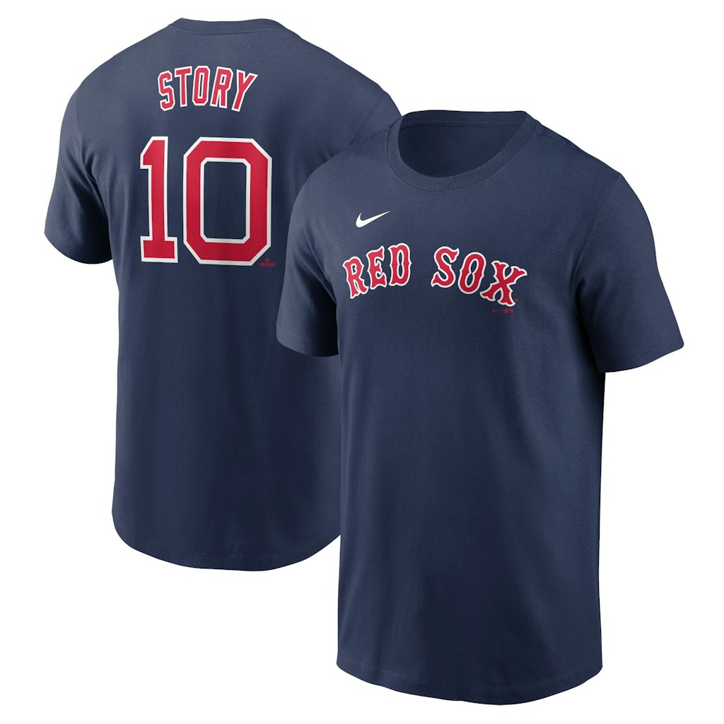 Nike Boston Red Sox Trevor Story Name & Number T-Shirt: $37.49