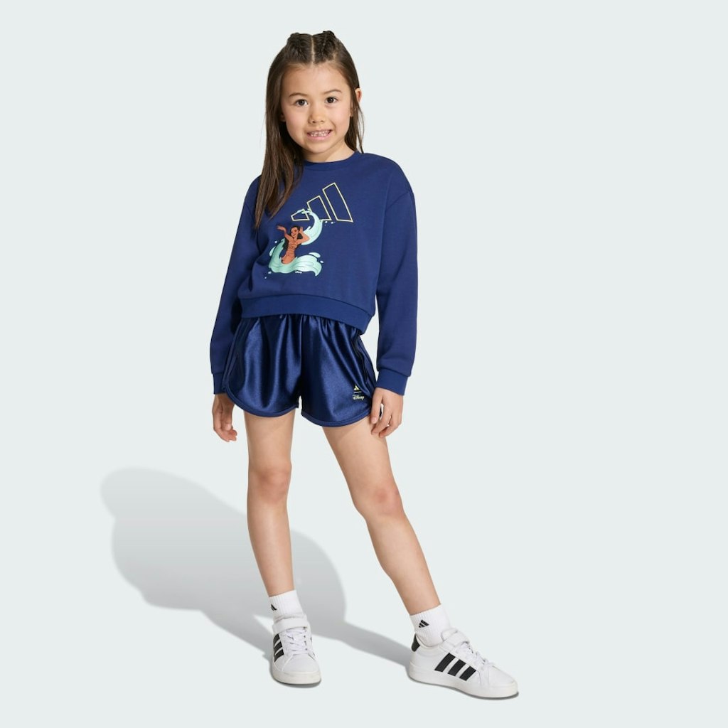 Adidas Disney Sweatshirt and Shorts Set: $48 Adidas Disney Sweatshirt and Shorts Set: $48