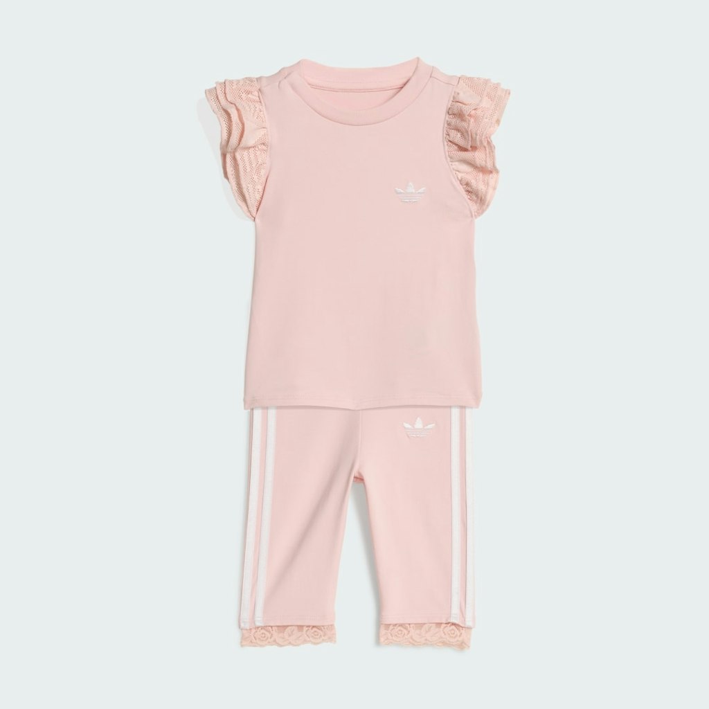 Lace 3/4 Tights and Tee Set: $20