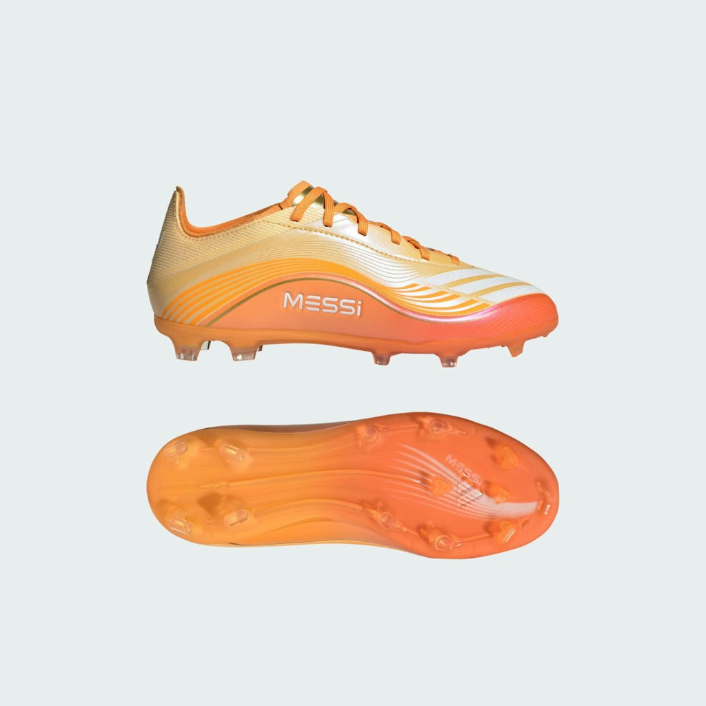 Adidas F50 Messi Elite Firm Ground Kids' Soccer Cleats: $120 Adidas F50 Messi Elite Firm Ground Kids' Soccer Cleats: $120