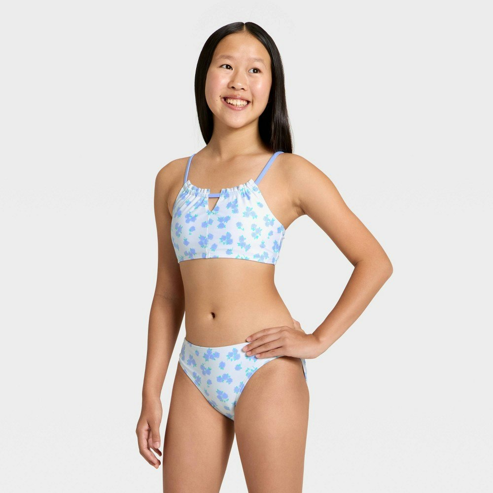 Art Class Girls' Ditsy Rose Bikini Set: $14