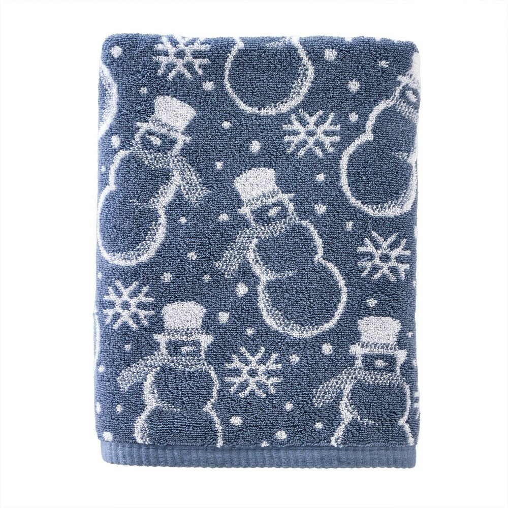 Skl Home Top Hat Snowmen Bath Towel: $15.19