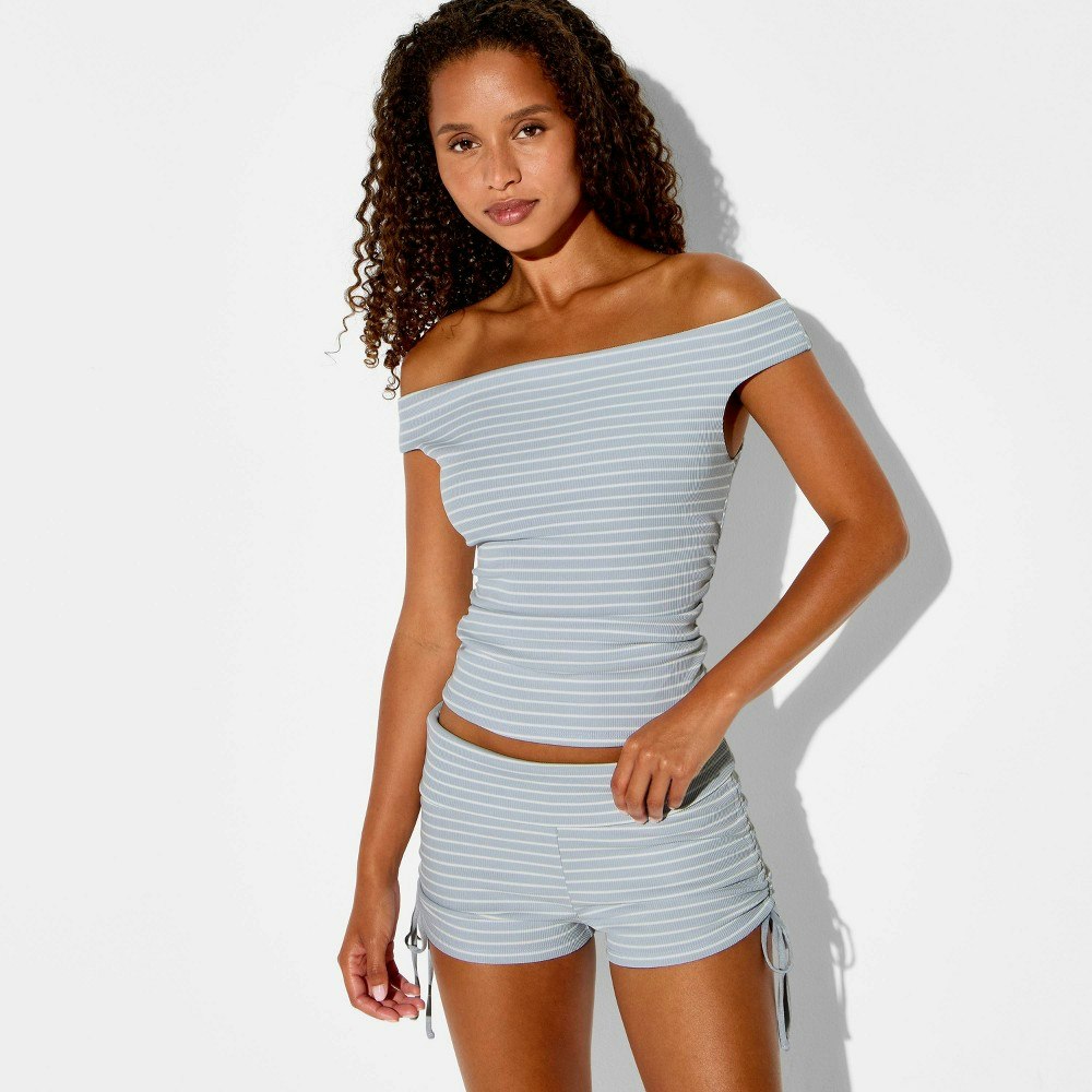Wild Fable Women's Low-Rise Ruched Micro Shorts: $15 Wild Fable Women's Low-Rise Ruched Micro Shorts: $15