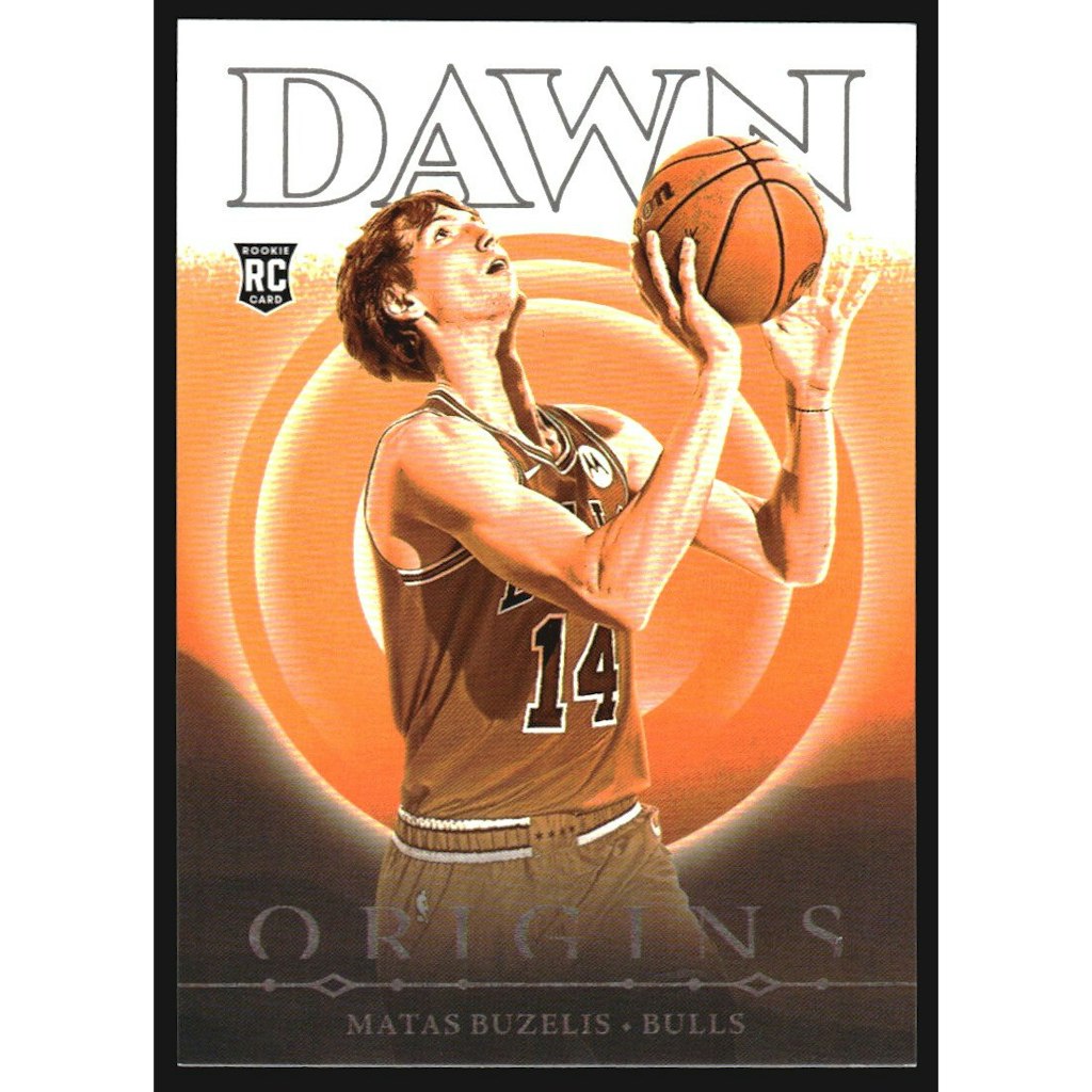 2024-25 Panini Origins Matas Buzelis Dawn Card #6: $10.80 2024-25 Panini Origins Matas Buzelis Dawn Card #6: $10.80