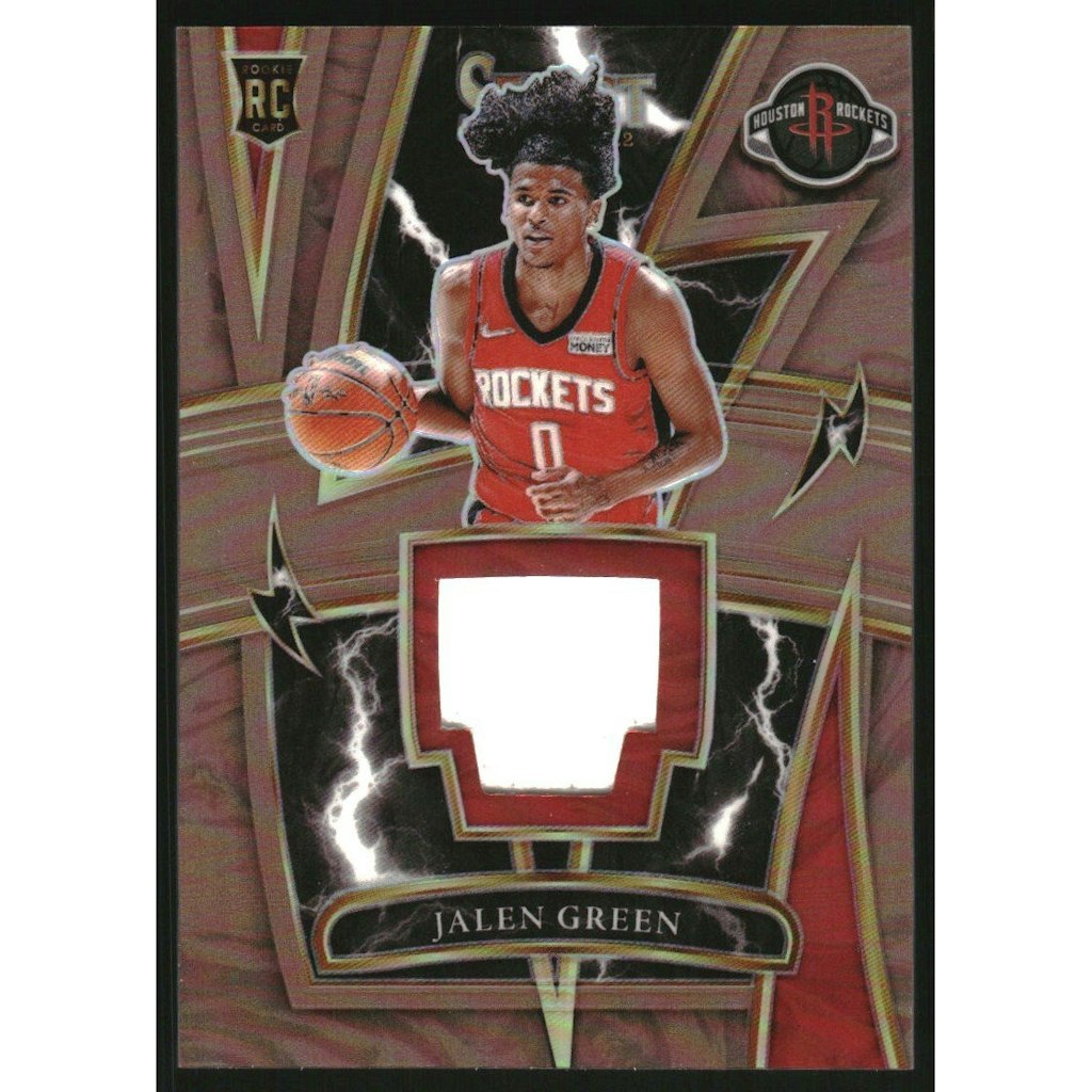 2021-22 Select Sparks Jalen Green Memorabilia Prizm Copper Card: $36 2021-22 Select Sparks Jalen Green Memorabilia Prizm Copper Card: $36