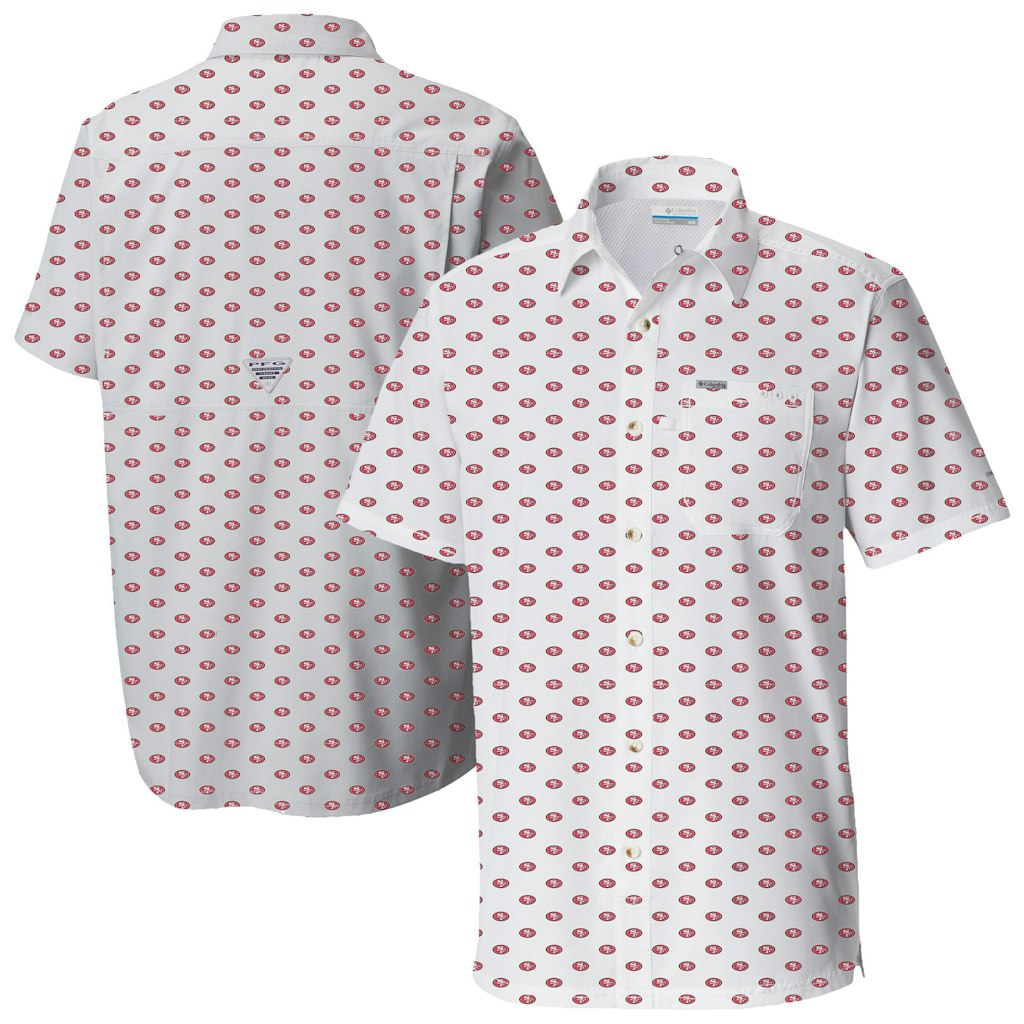 Columbia Men's San Francisco 49ers Super Slack Tide Button-Up Shirt: $104.99 Columbia Men's San Francisco 49ers Super Slack Tide Button-Up Shirt: $104.99