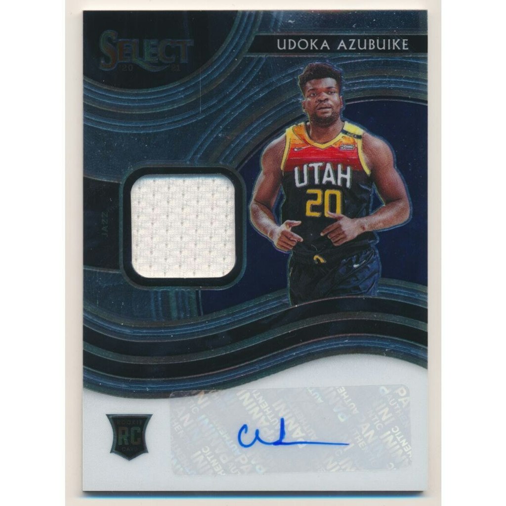 2020-21 Select Udoka Azubuike Rookie Jersey Autograph Card: $18 2020-21 Select Udoka Azubuike Rookie Jersey Autograph Card: $18