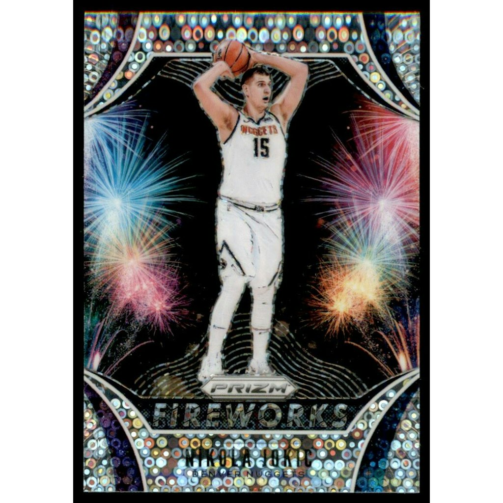 2019-20 Panini Prizm Fireworks Fast Break Nikola Jokic Card: $10.80