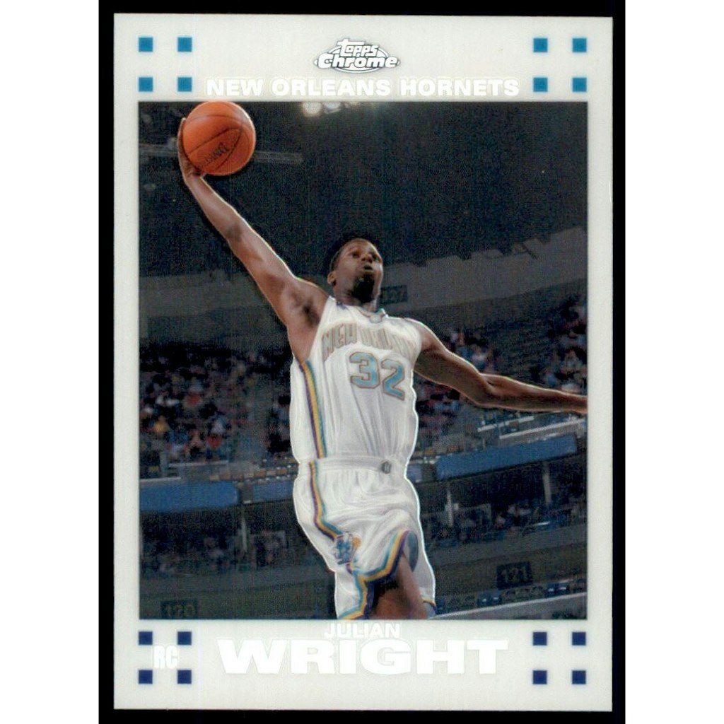 2007-08 Topps Chrome Refractor Julian Wright Card: $10