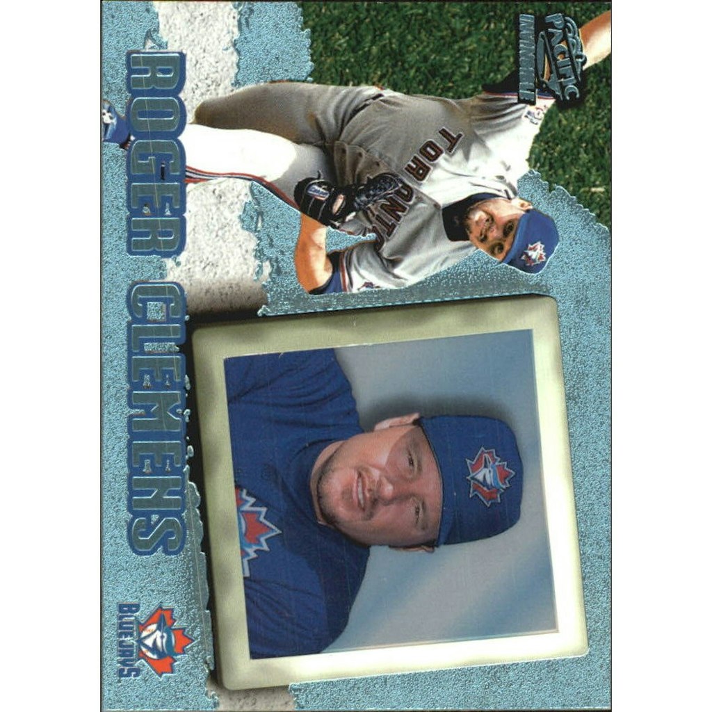 1998 Pacific Invincible Platinum Blue Roger Clemens Card #73: $32