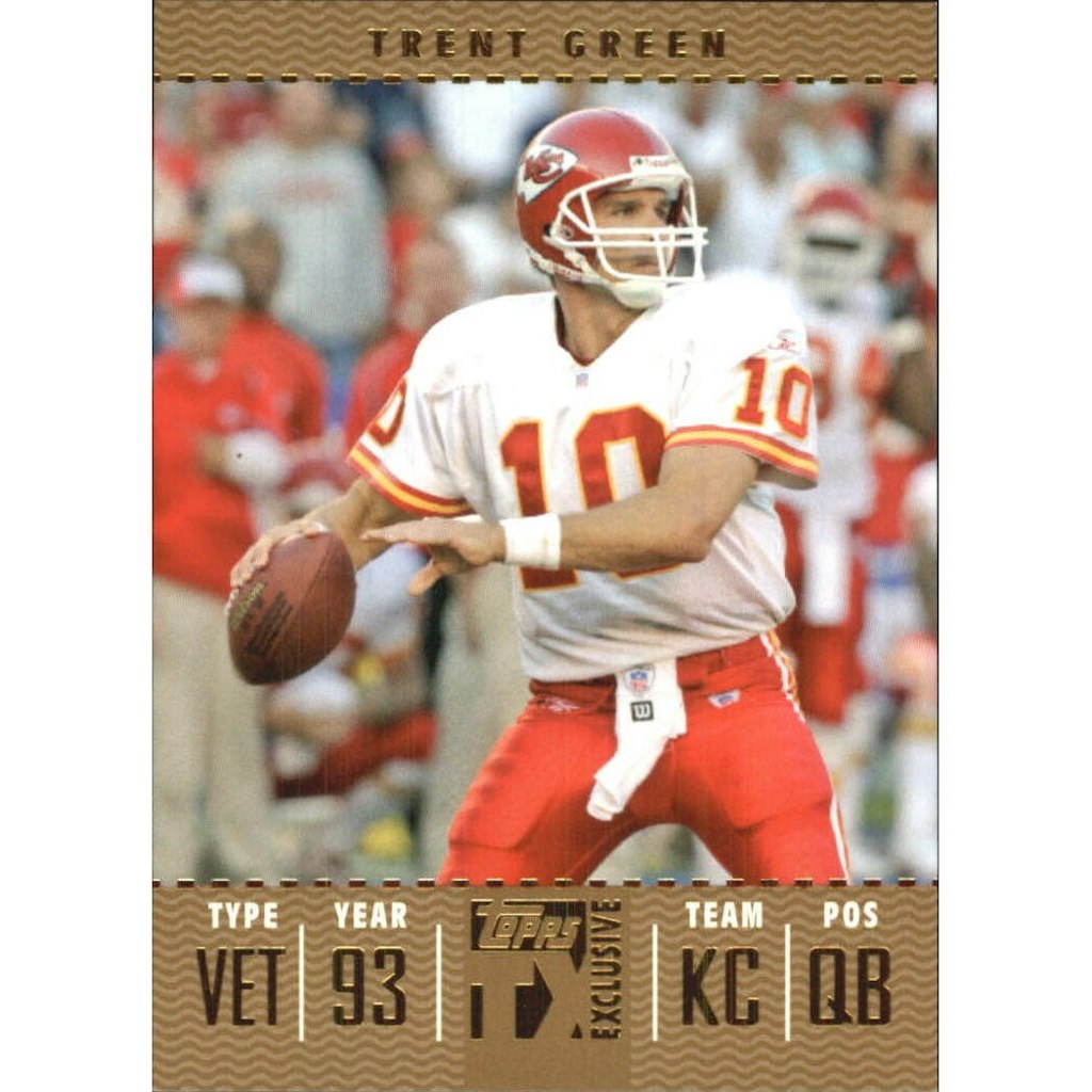 2007 Topps TX Exclusive Gold Trent Green Trading Card: $18 2007 Topps TX Exclusive Gold Trent Green Trading Card: $18