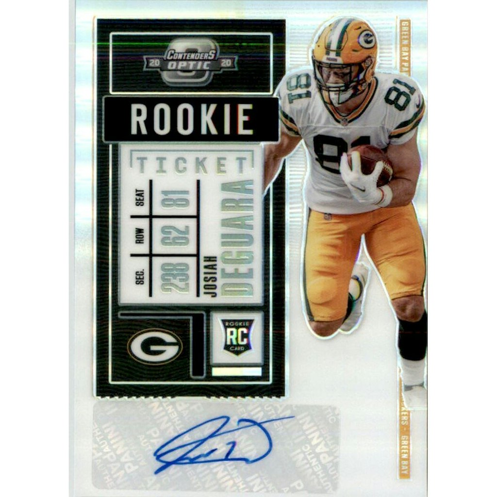 2020 Panini Contenders Optic Silver Josiah Deguara Autograph Card: $18 2020 Panini Contenders Optic Silver Josiah Deguara Autograph Card: $18