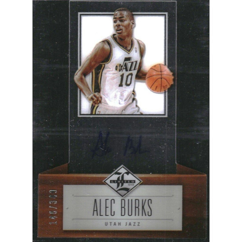 2012-13 Limited Alec Burks Rookie Autograph Card /349: $12 2012-13 Limited Alec Burks Rookie Autograph Card /349: $12