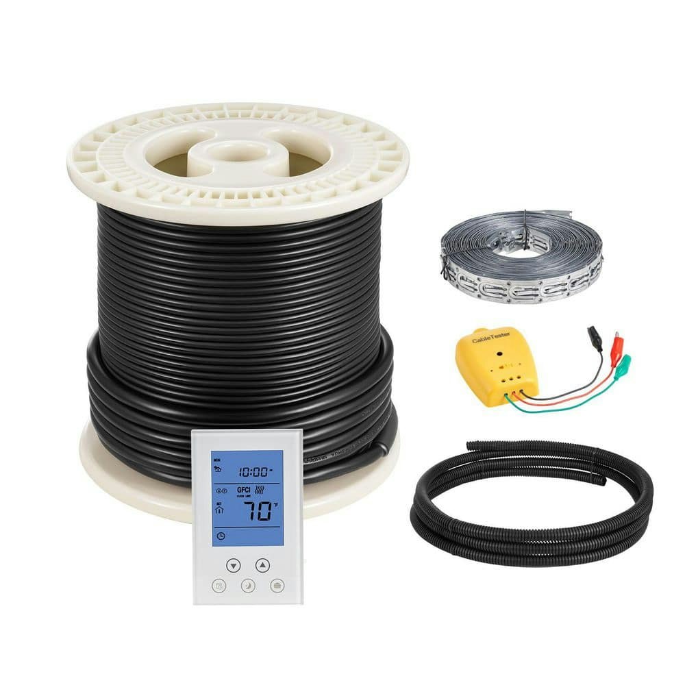 50-Square-Foot Electric Underfloor Heating Cable Kit: $159.99 50-Square-Foot Electric Underfloor Heating Cable Kit: $159.99