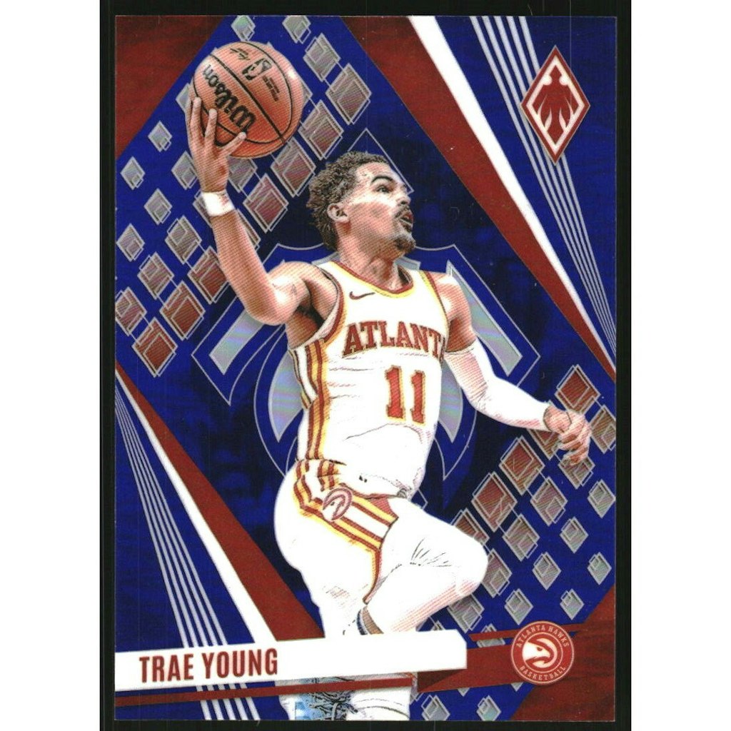 2023-24 Panini Phoenix Trae Young Blue Card #156: $15 2023-24 Panini Phoenix Trae Young Blue Card #156: $15