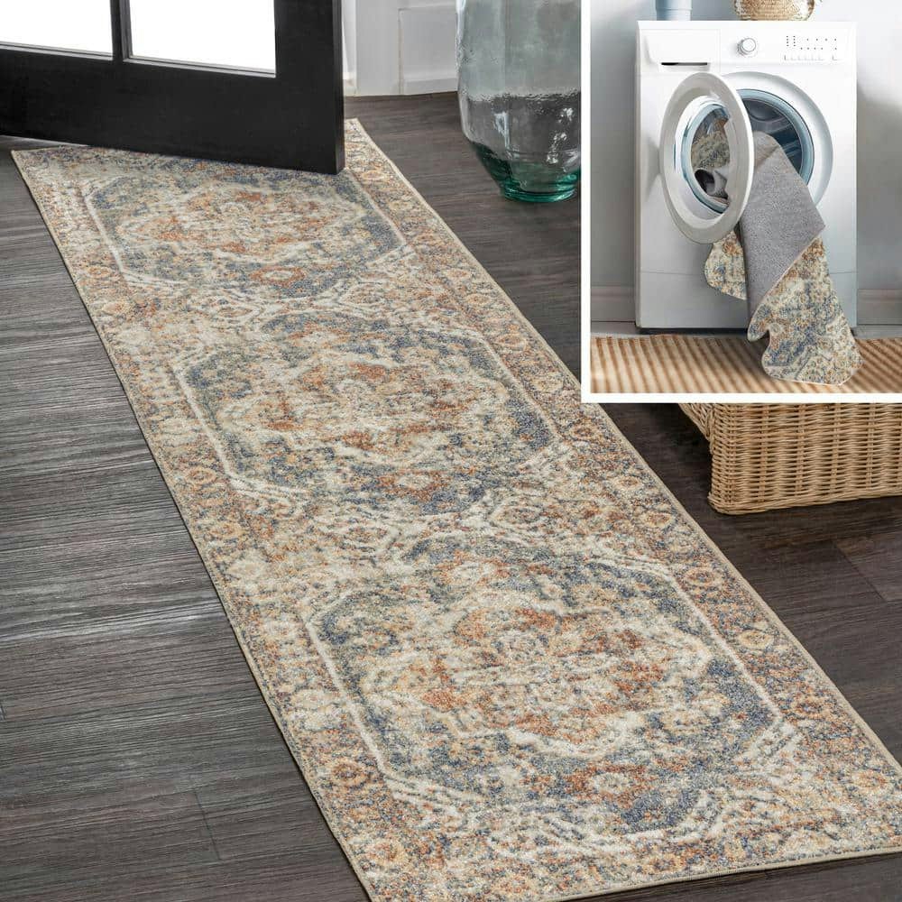 Keesha Bold Distressed Medallion 2' x 8' Runner Rug: $45.05 Keesha Bold Distressed Medallion 2' x 8' Runner Rug: $45.05