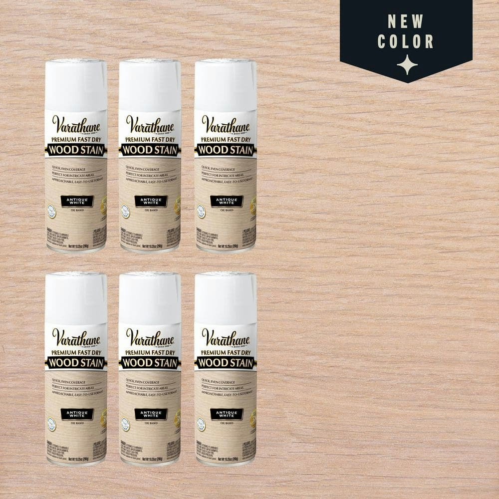 Antique White Interior Wood Stain Spray 6-Pack: $59.88