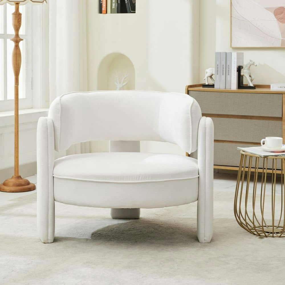 Polyester Upholstered Accent Arm Chair: $237.27 Polyester Upholstered Accent Arm Chair: $237.27