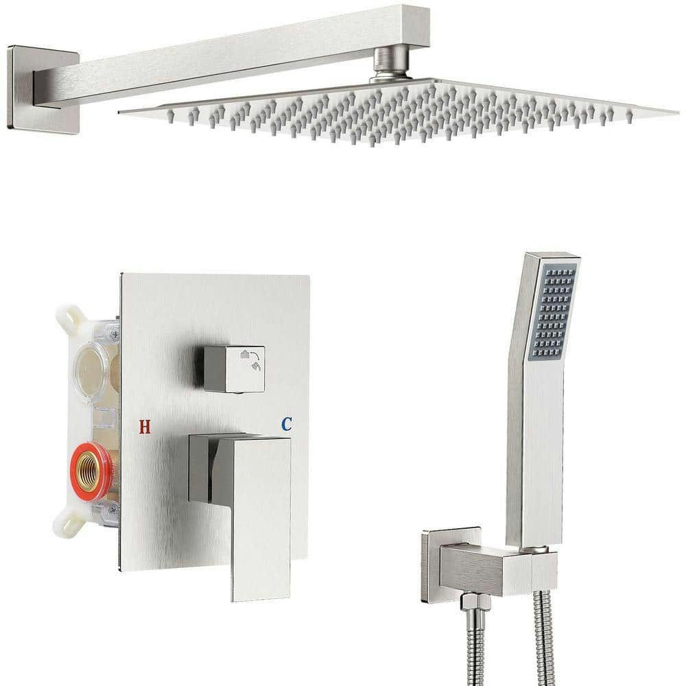 Single Handle 2-Spray Square Shower Faucet Set: $141.01 Single Handle 2-Spray Square Shower Faucet Set: $141.01